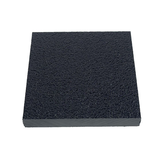 Pack of 5 - King StarBoard Black HDPE Sheet 2.5" x 2.5" x 3/8" Sea Polymar - Picture 1 of 15
